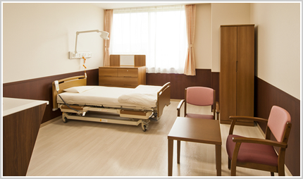 療養室（１人床）の写真